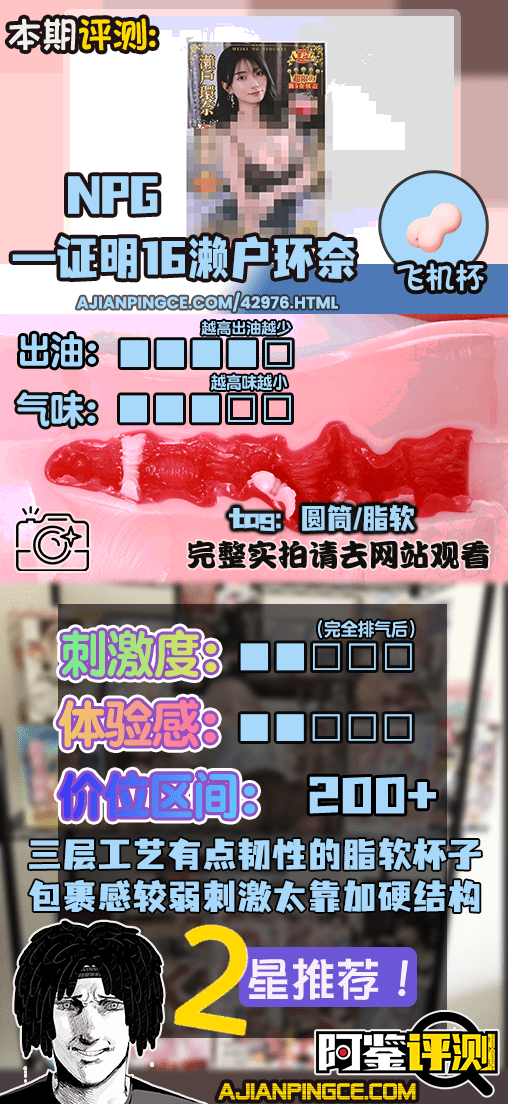 NPG——”证明16濑户环奈”评测！上不去下不来的脂软材质，搭配了一个像整活的特殊结构